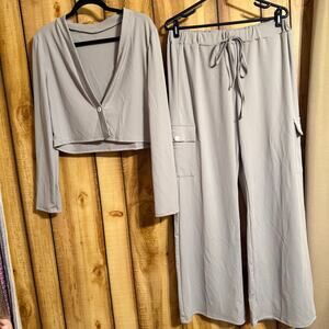 Lounge Set Cargo Pants + Cropped Top XXL